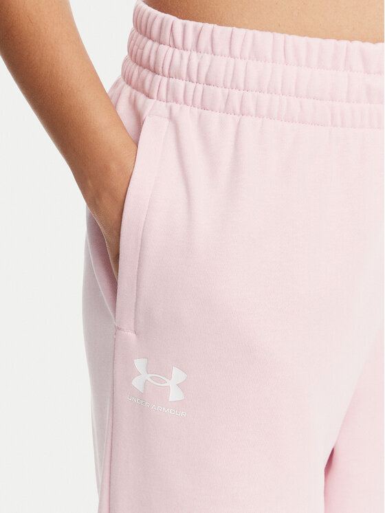 Under Armour Under Armour Παντελόνι φόρμας Ua Rival 1382735 Ροζ Loose Fit