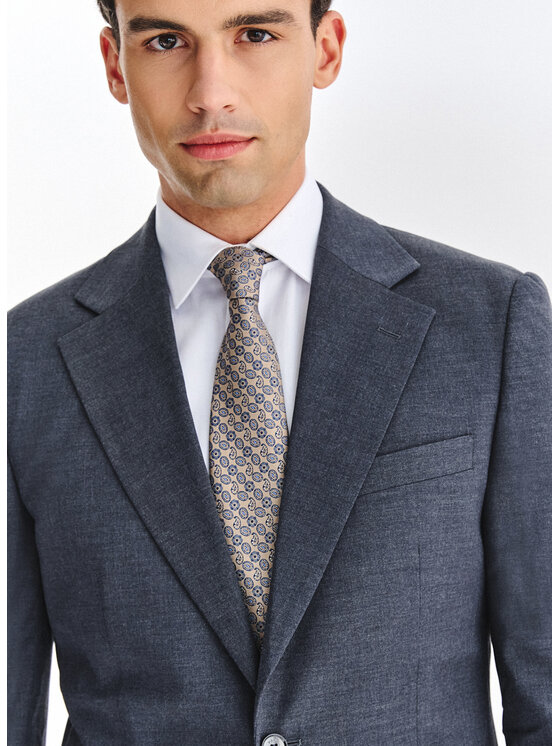 Pako Lorente Pako Lorente Marynarka P25WF-3G-007 Granatowy Slim Fit