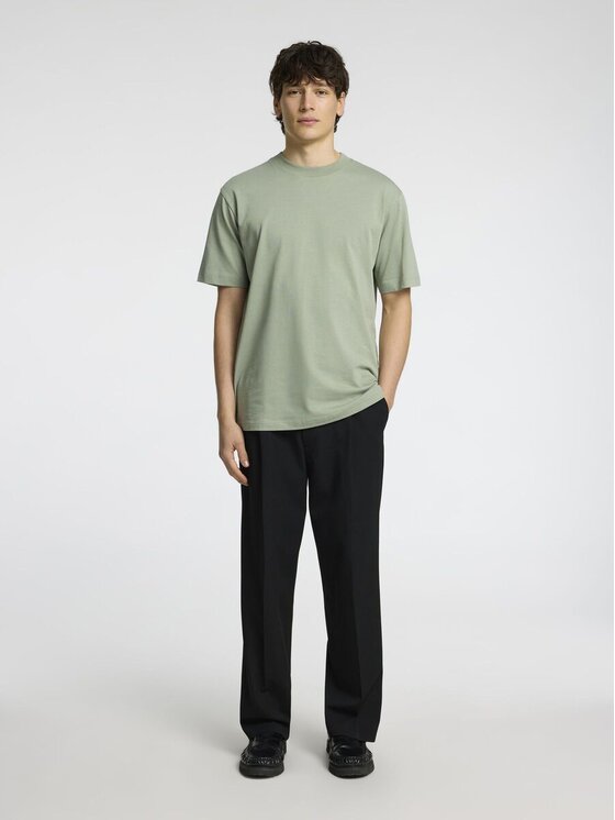 Selected Selected T-shirt 16077385_ig Verde Regular Fit