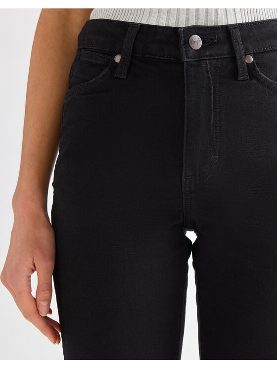 Wrangler Wrangler Jeansy STRAIGHT Czarny Straight Leg