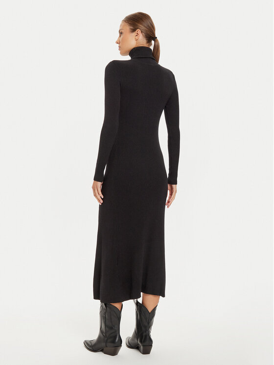 Vila Vila Трикотажна сукня Maria 14106153 Чорний Regular Fit
