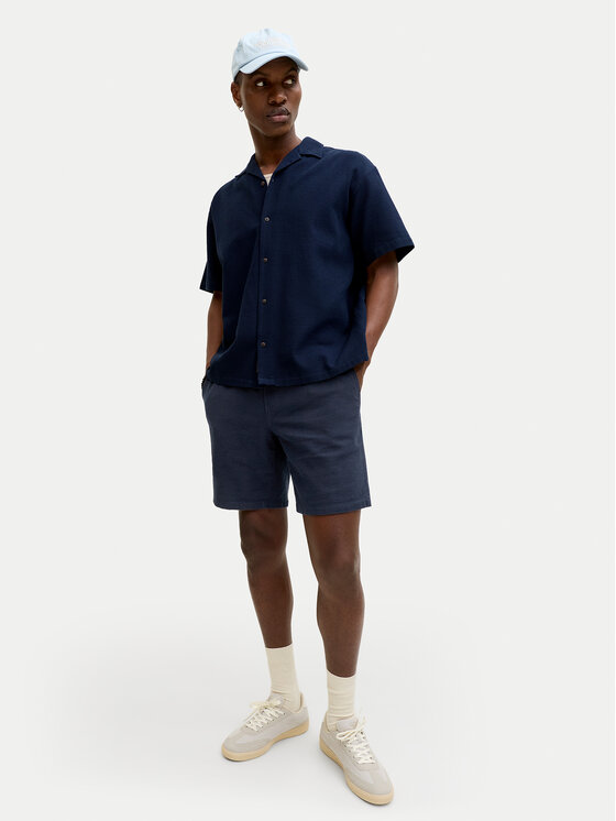 Jack & Jones Jack & Jones Σορτς υφασμάτινο Jaiden 12295862 Σκούρο μπλε Relaxed Fit