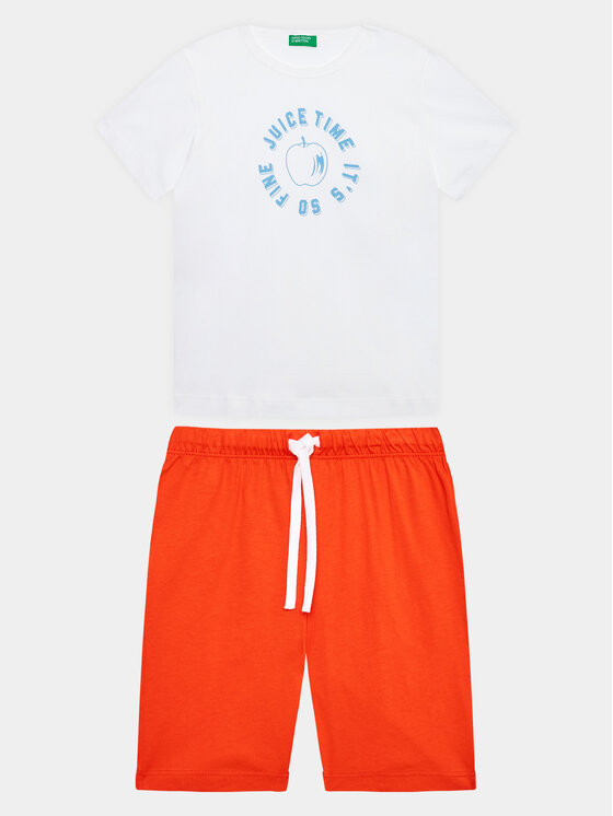 United Colors Of Benetton United Colors Of Benetton Completo T-shirt e pantaloncini 3096GK00B Multicolore Regular Fit