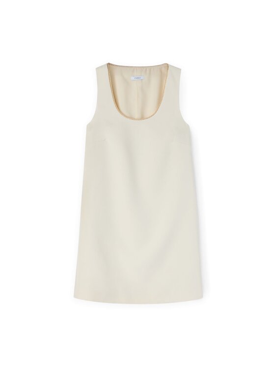 Motivi Motivi Vestito da giorno 7006Q003040N002 Crema Regular Fit