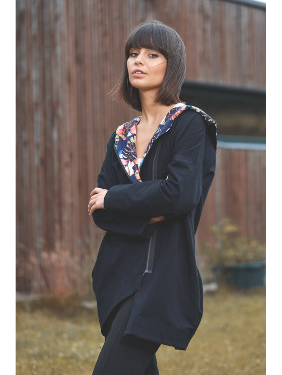 BeWear BeWear Mikina B091 Čierna Regular Fit