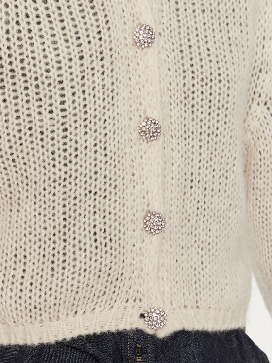 ViCOLO ViCOLO Kardigāns 33013S Écru Regular Fit