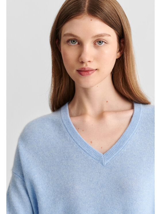 TATUUM TATUUM Sweter RETRA Niebieski Classic Fit