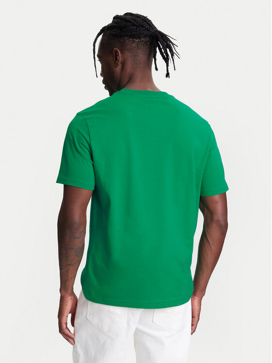 United Colors Of Benetton United Colors Of Benetton Marškinėliai 3MI5J1AF7 Žalia Regular Fit