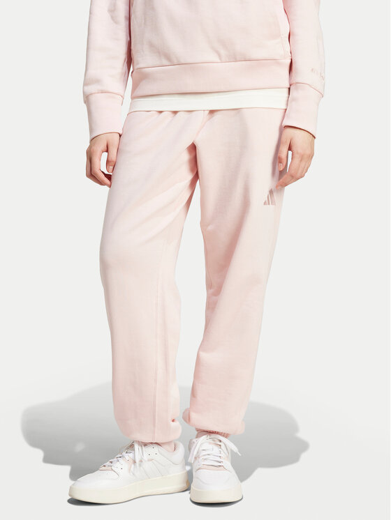 adidas Teplákové nohavice ALL SZN French Terry IY6817 Ružová Loose Fit