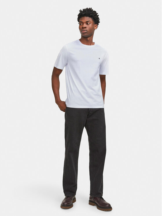 Jack & Jones Jack & Jones T-Shirt Paulos 12245087 Biały Standard Fit