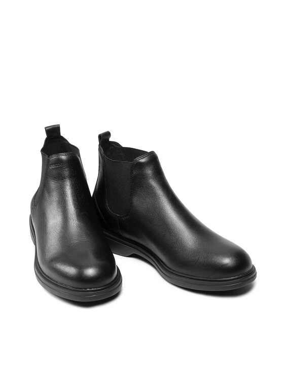 Geox Geox Kotníková obuv s elastickým prvkem U Ottavio C U16DCC 00043 C9999 Černá