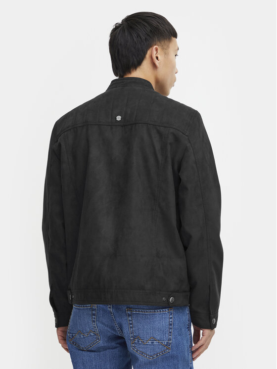Blend Blend Jacke aus Kunstleder 20716626 Schwarz Regular Fit