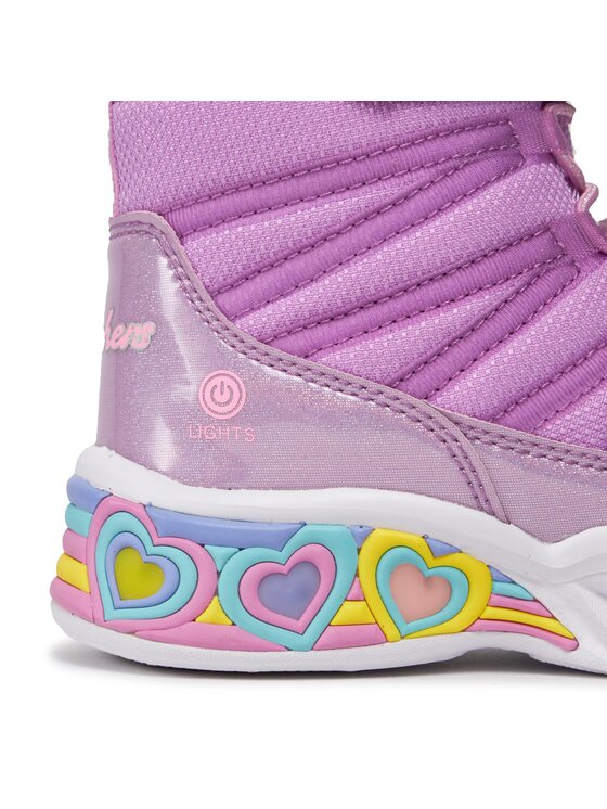Skechers Skechers Śniegowce Sweetheart Lights 302661L/LVTQ Różowy