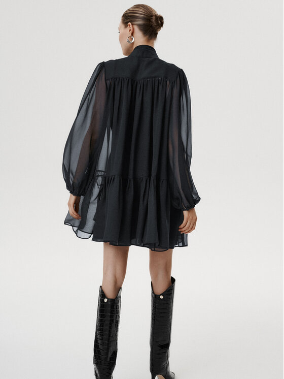 MARI PRETI MARI PRETI Abito da cocktail Romena Blu scuro Regular Fit