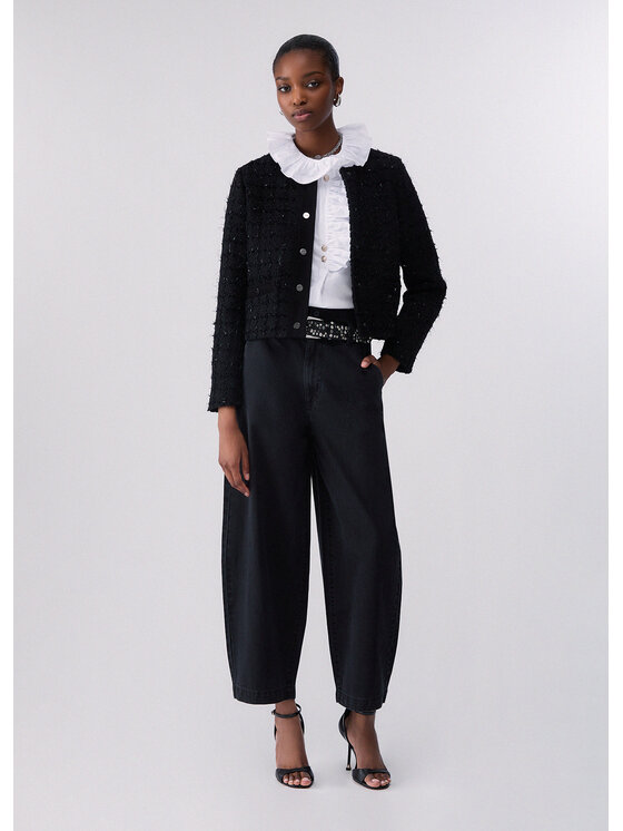 Liu Jo Liu Jo Jeans UF6202D037287520 Nero Loose Fit