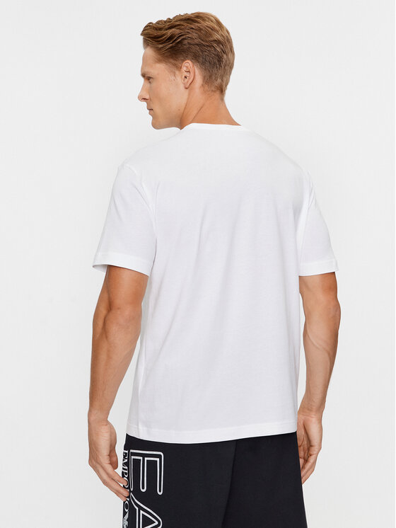 EA7 Emporio Armani EA7 Emporio Armani T-Shirt 6RPT03 PJFFZ 1100 Biały Regular Fit