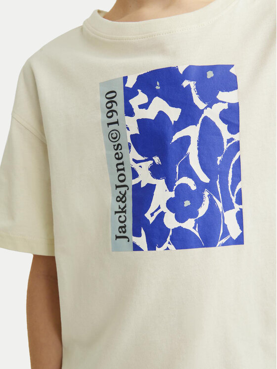 Jack&Jones Junior Jack&Jones Junior Tričko Jormarbella 12257641 Écru Loose Fit
