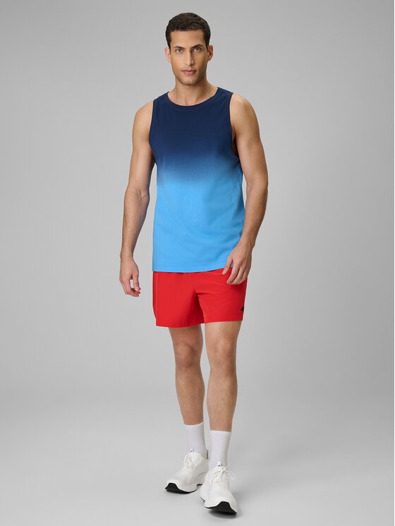 4F 4F Tank top BEACHWEAR Granatowy Regular Fit