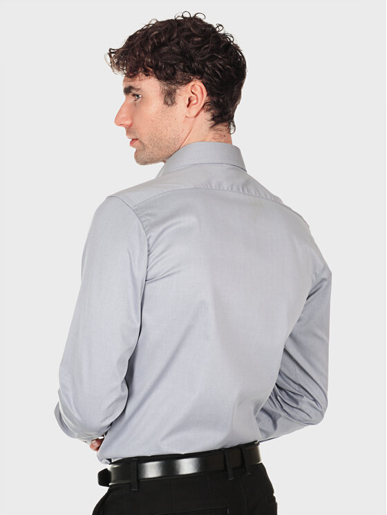 Evenemen Evenemen Koszula PLAIN SAP Szary Slim Fit