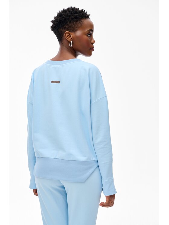 blue shadow blue shadow Bluza Resal Niebieski Regular Fit