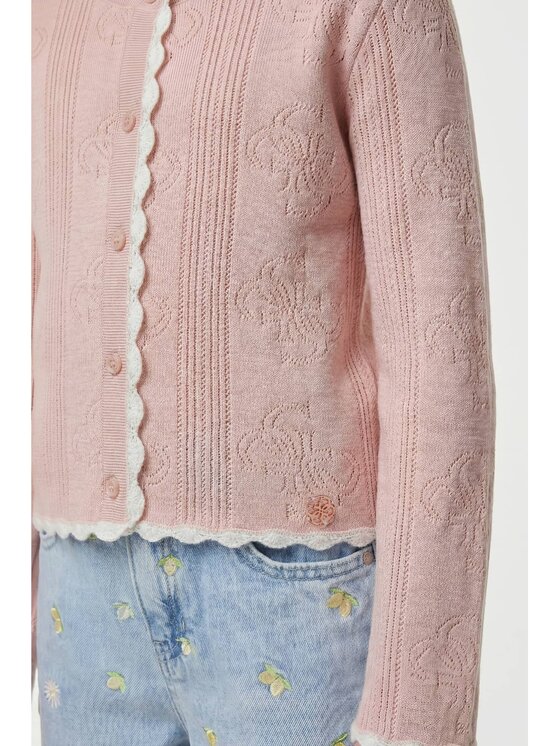 Guess Kids Guess Kids Svetr 181417 Růžová Classic Fit