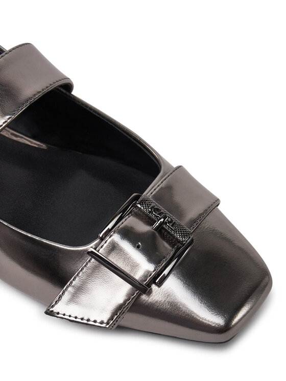 KARL LAGERFELD KARL LAGERFELD Baleríny Konnie KL40186A Strieborná