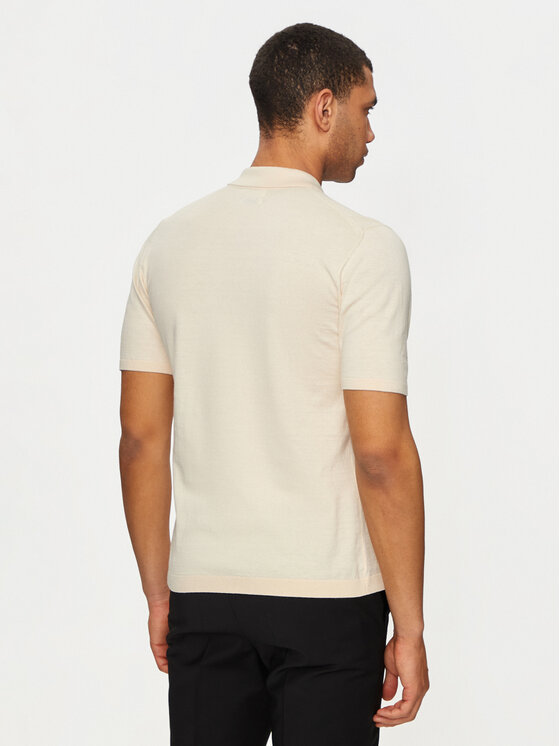 Calvin Klein Calvin Klein Polo K10K113053 Bež Regular Fit