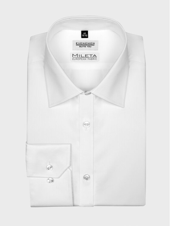 Evenemen Evenemen Koszula TARGO G Biały Slim Fit