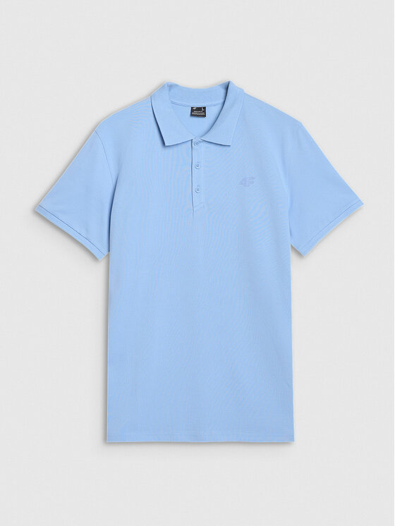 4F 4F Polokošeľa 4FWSS25TPTSM704-34S Modrá Regular Fit