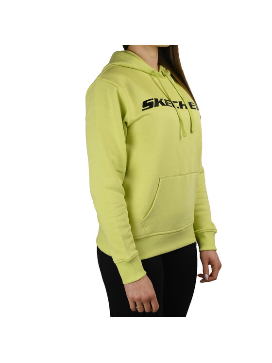 Skechers Skechers Felpa Skechers Heritage Hoodie Verde Regular Fit
