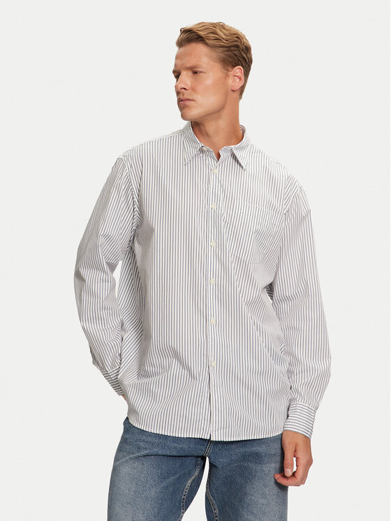 Jack&Jones Jack&Jones Πουκάμισο Bill 12227661 Λευκό Loose Fit