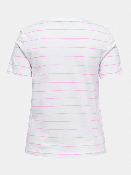 ONLY ONLY Póló Kita 15316574 Fehér Regular Fit