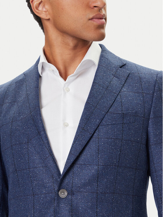 BOSS BOSS Zakó H-Hutson 50551581 Kék Regular Fit