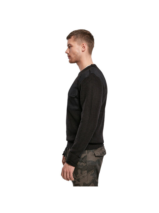 Brandit Brandit Sweter 5018.2.L Czarny Regular Fit