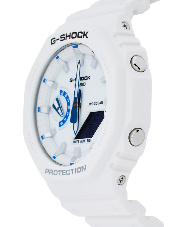 G-Shock G-Shock Часовник GA-2100HDS-7AER Бял