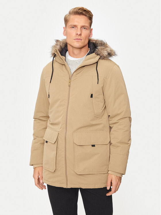 Jack&Jones Parka Construct 12258406 Bēšs Regular Fit