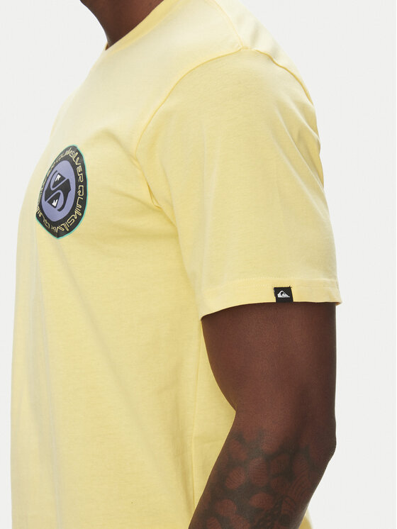Quiksilver Quiksilver T-Shirt Circle Back Ss EQYZT08054 Κίτρινο Regular Fit