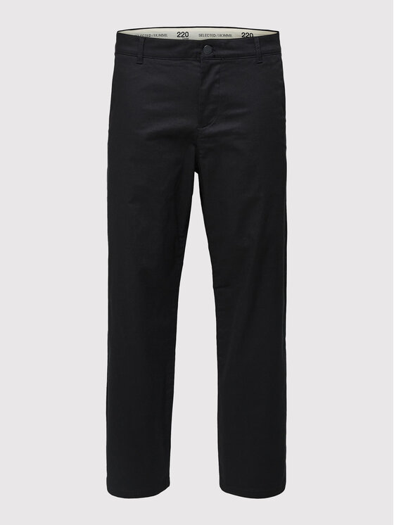 Selected Homme Selected Homme Chinos kelnes Salford 16080159 Juoda Loose Fit