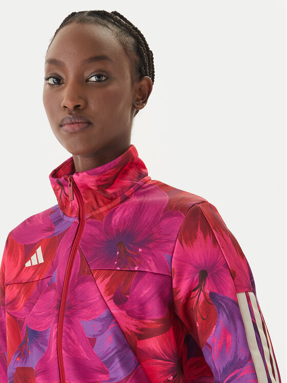 adidas adidas Majica dugih rukava Farm Rio House Of Tiro KD4634 Ružičasta Loose Fit