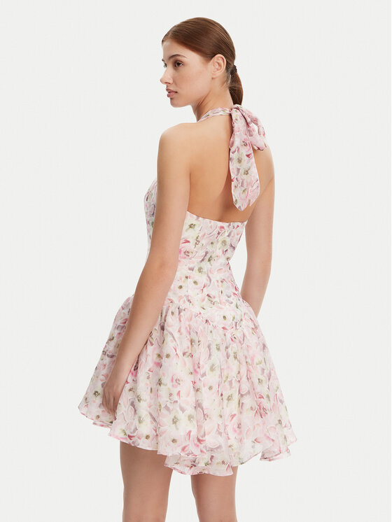 BARDOT BARDOT Sukienka koktajlowa 59743DB Różowy Regular Fit
