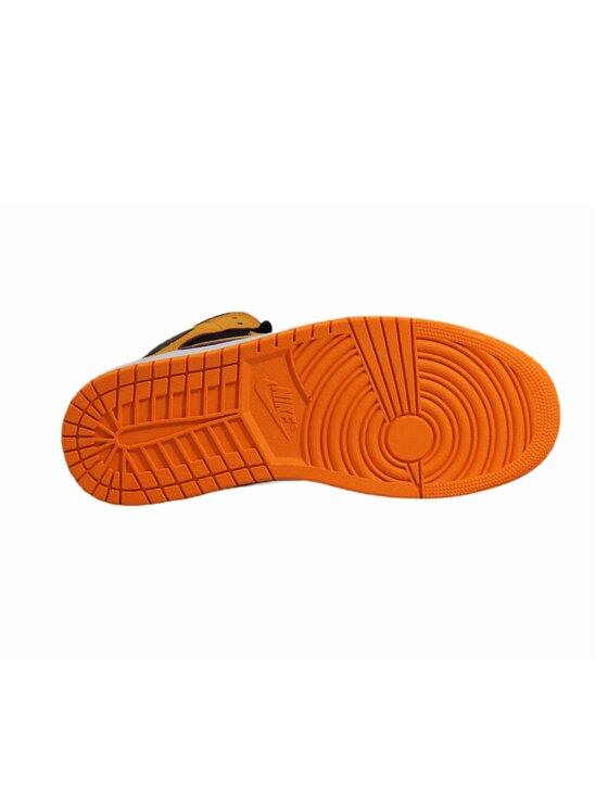 Nike Nike Buty halowe 1 Mid SE Black Orange Pomarańczowy