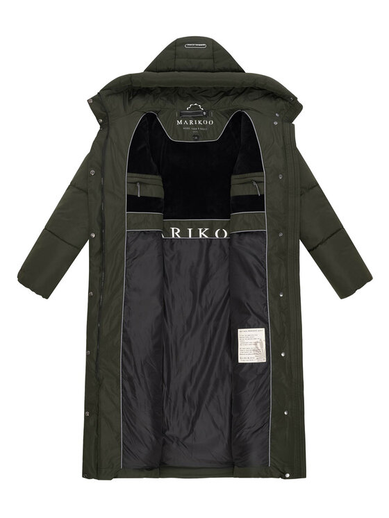 Marikoo Marikoo Kurtka zimowa Ranjaa Zielony Regular Fit