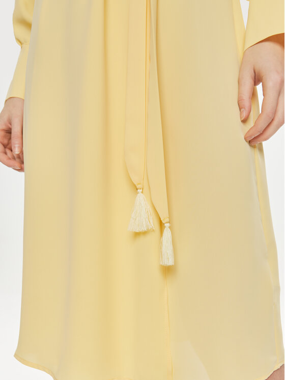 Rinascimento Rinascimento Kokteilikleit CFC0117654003 Kollane Regular Fit