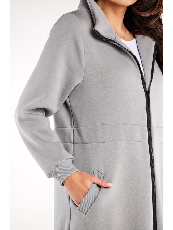 Infinite You Infinite You Mikina M326 Sivá Basic Fit