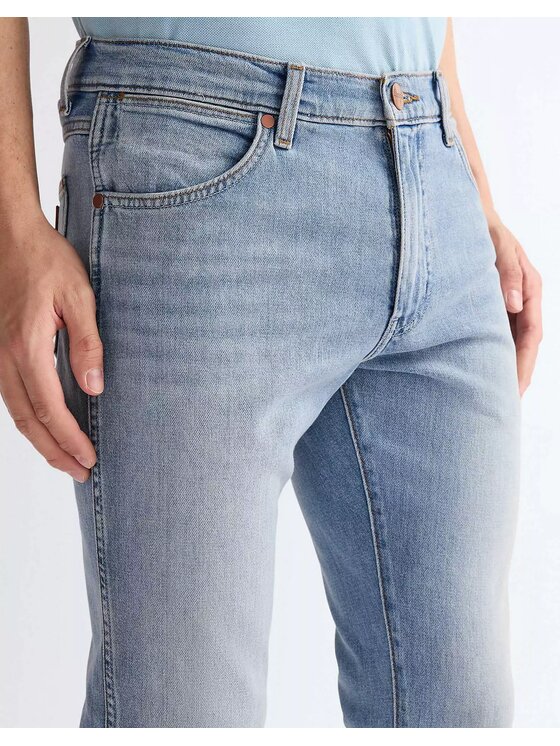 Wrangler Wrangler Jeansy LARSTON Niebieski Slim Fit