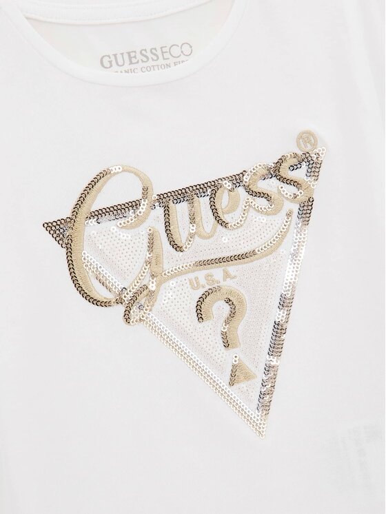 Guess Kids Guess Kids Τοπ 178920 Λευκό Classic Fit