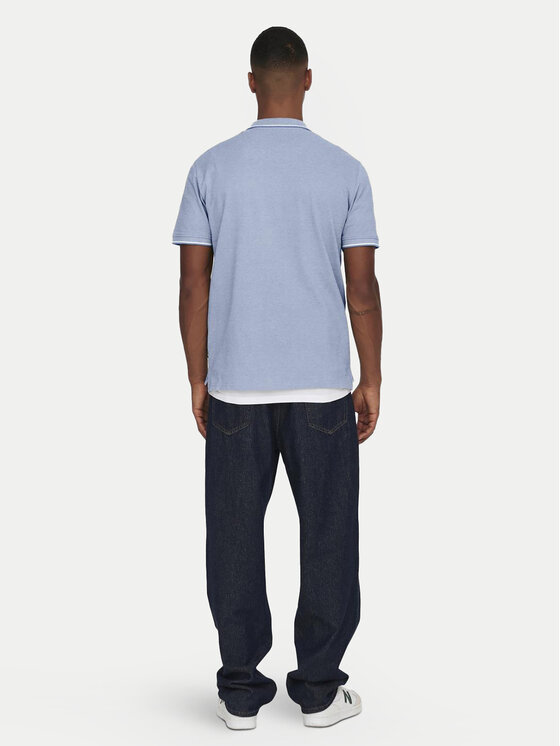 Only & Sons Only & Sons Polokošile Fletcher 22024827 Světle modrá Regular Fit