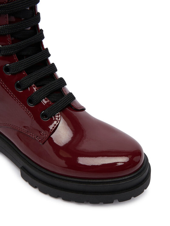 Tommy Hilfiger Tommy Hilfiger Gležnjarji T4A5-35173-0775 M Bordo rdeča