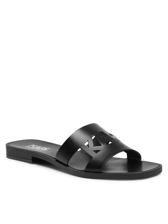 KARL LAGERFELD KARL LAGERFELD Şlapi KL80405 Negru