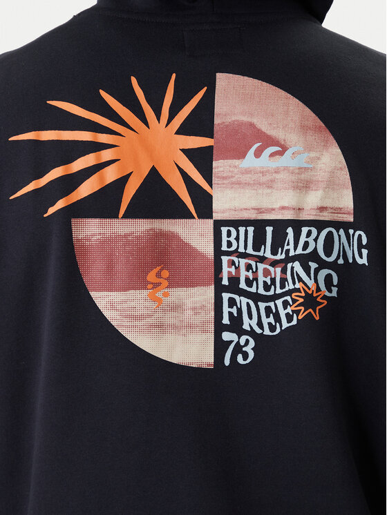 Billabong Billabong Mikina Foundation Po EBYSF00175 Čierna Regular Fit